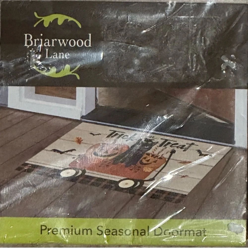 Briarwood Lane Trick Or Treat Wagon Halloween Doormat~NEW!